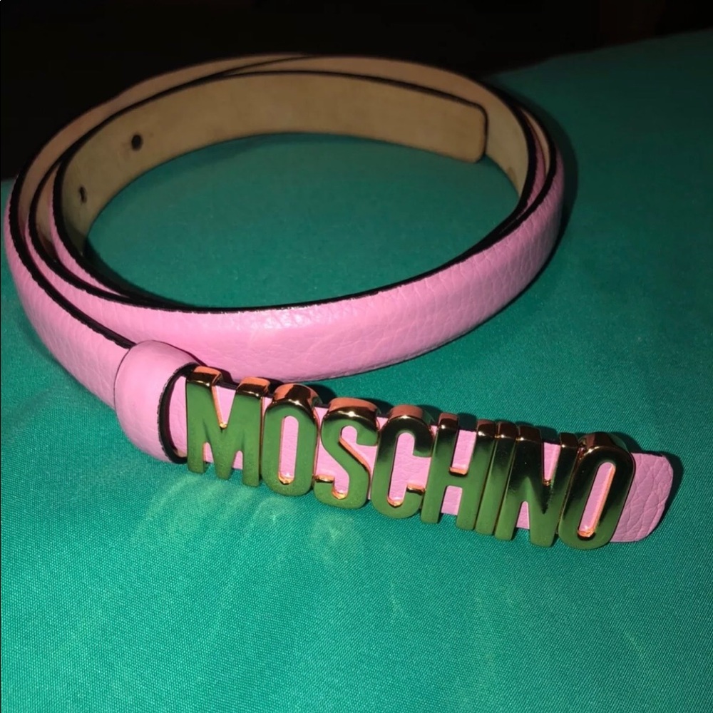 Moschino Pink Belt